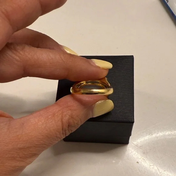 Bulgari Gold and White Ring